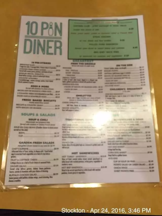 10 Pin Diner