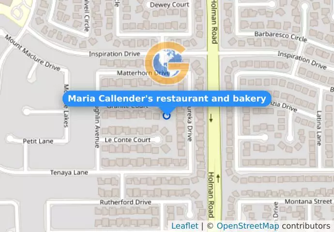 Maria Callender&apos;s restaurant and bakery