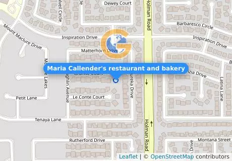 Maria Callender's restaurant and bakery