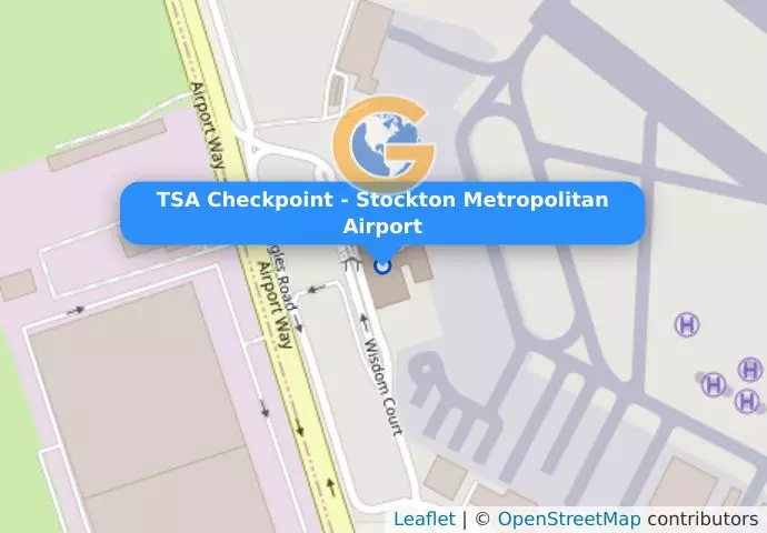 TSA Checkpoint - Stockton Metropolitan Airport