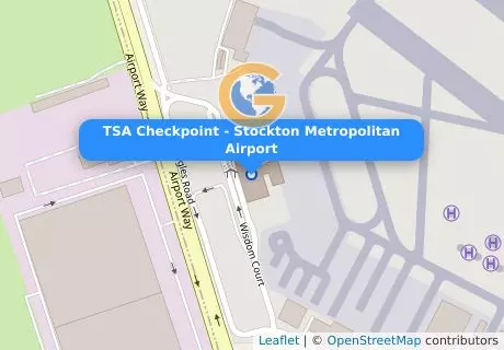 TSA Checkpoint - Stockton Metropolitan Airport