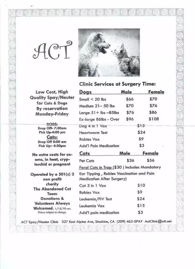 ACT Spay & Neuter Clinic