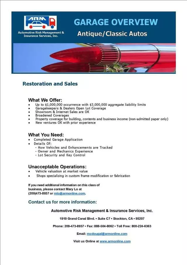 Automotive Risk Managment & Insurance Services