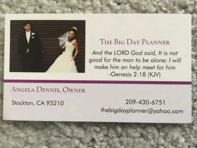 Angela Dennis - The Big Day Planner