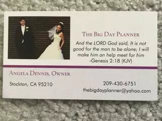 Angela Dennis - The Big Day Planner