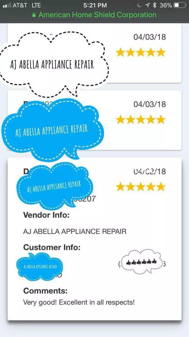 AJ Abella Appliance Repair